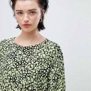 Plus Size Floral Print Bell Sleeve Midi Dress A-Line Short Sleeves Women Party Dress Bohemian Maxi Dress Holiady Vestido